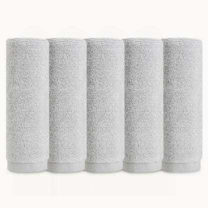 Organic Baby Washcloths - Grey - Natemia