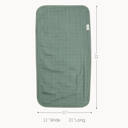Ultra Soft Muslin Bamboo Burp Cloths - 3 Pack - Natemia