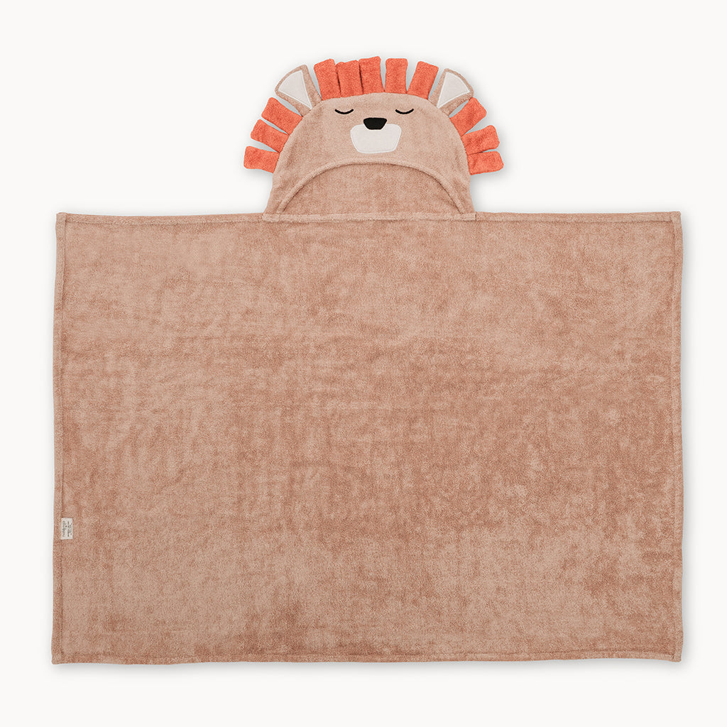 Bamboo Lion Hooded Towel for Kids - Natemia