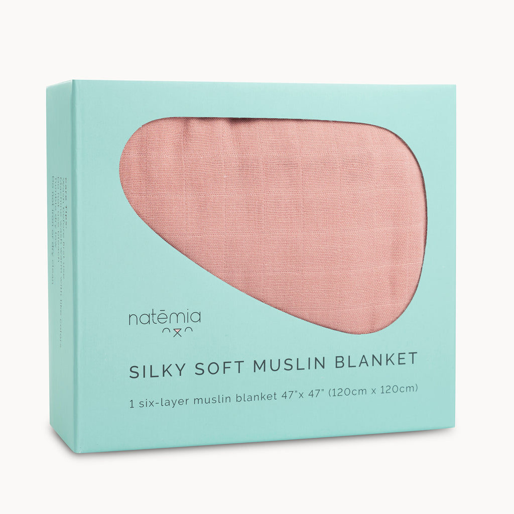 6 Layer Muslin Bamboo Baby Towel and Blanket - Natemia