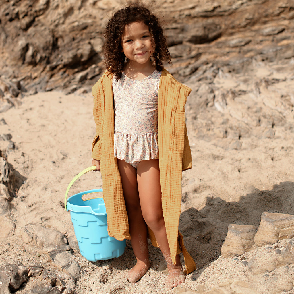 Organic Cotton Muslin Cover-up for Kids - Natemia