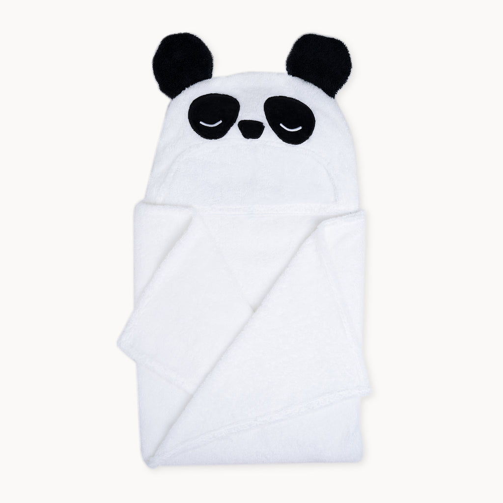 Panda Bamboo Hooded Towel for Kids - Natemia