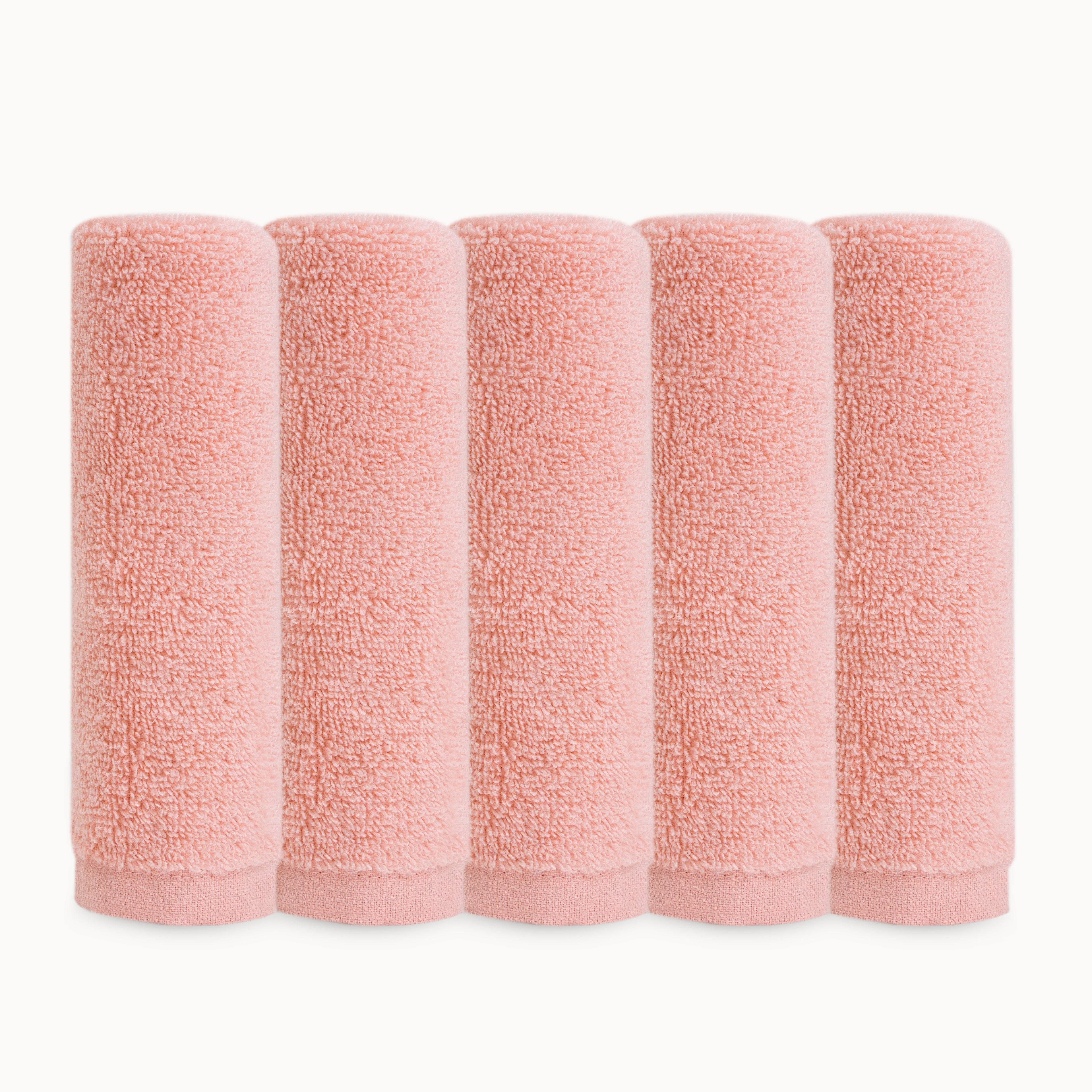 Organic Baby Washcloths - Blush - Natemia