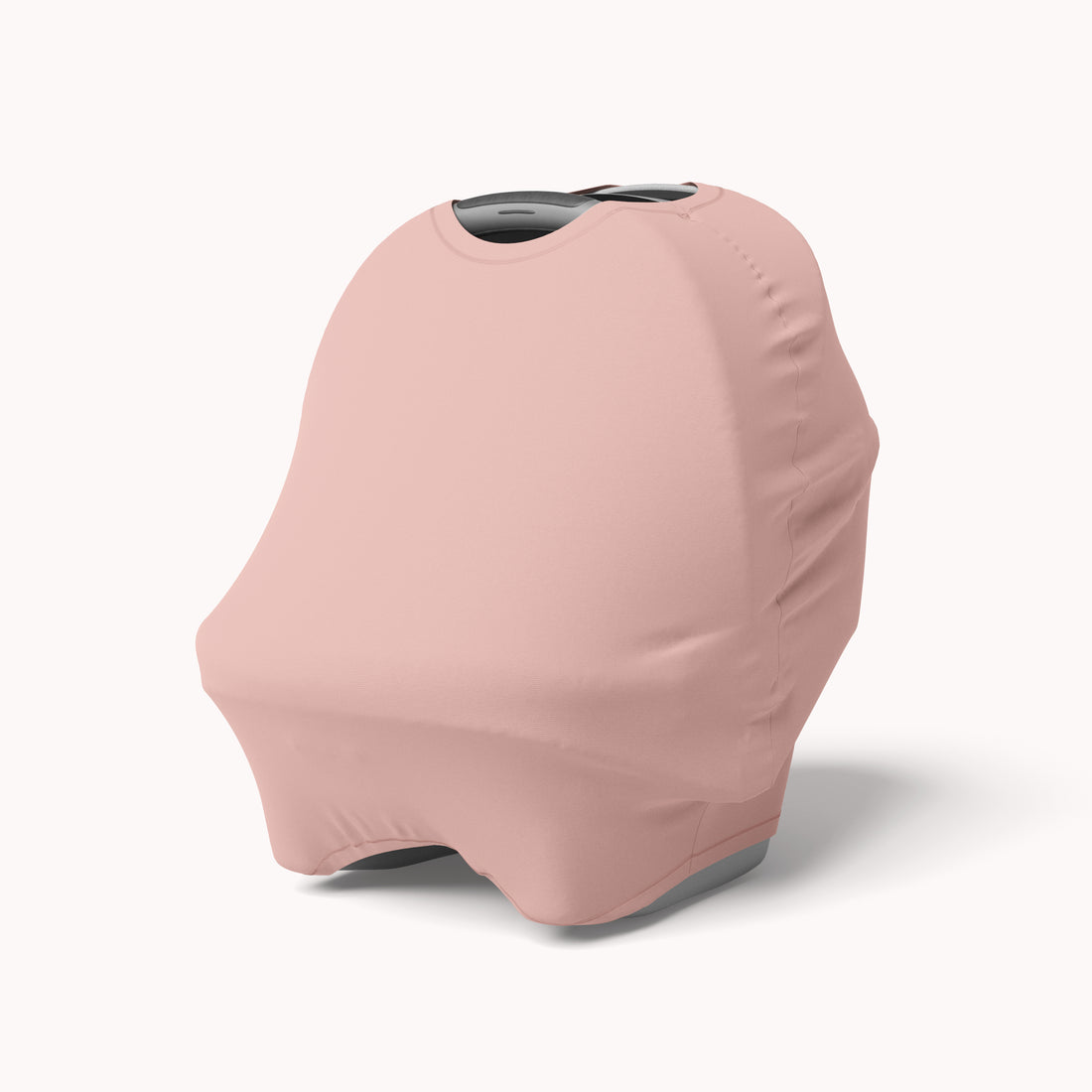 4-in-1 Canopy Car Seat Cover in Misty Rose - Natemia