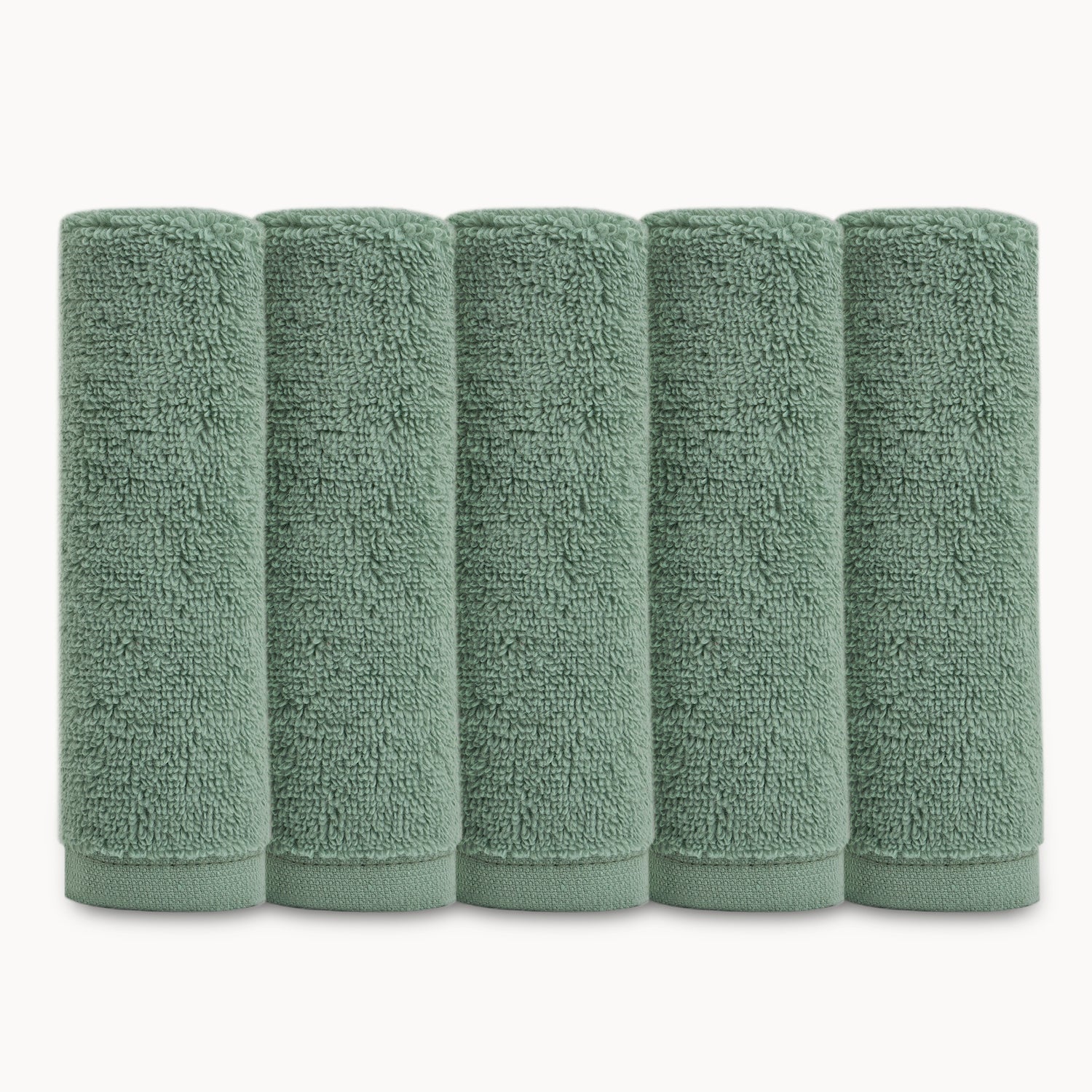 Organic Baby Washcloths - Sage - Natemia