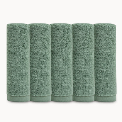Organic Baby Washcloths - Sage - Natemia