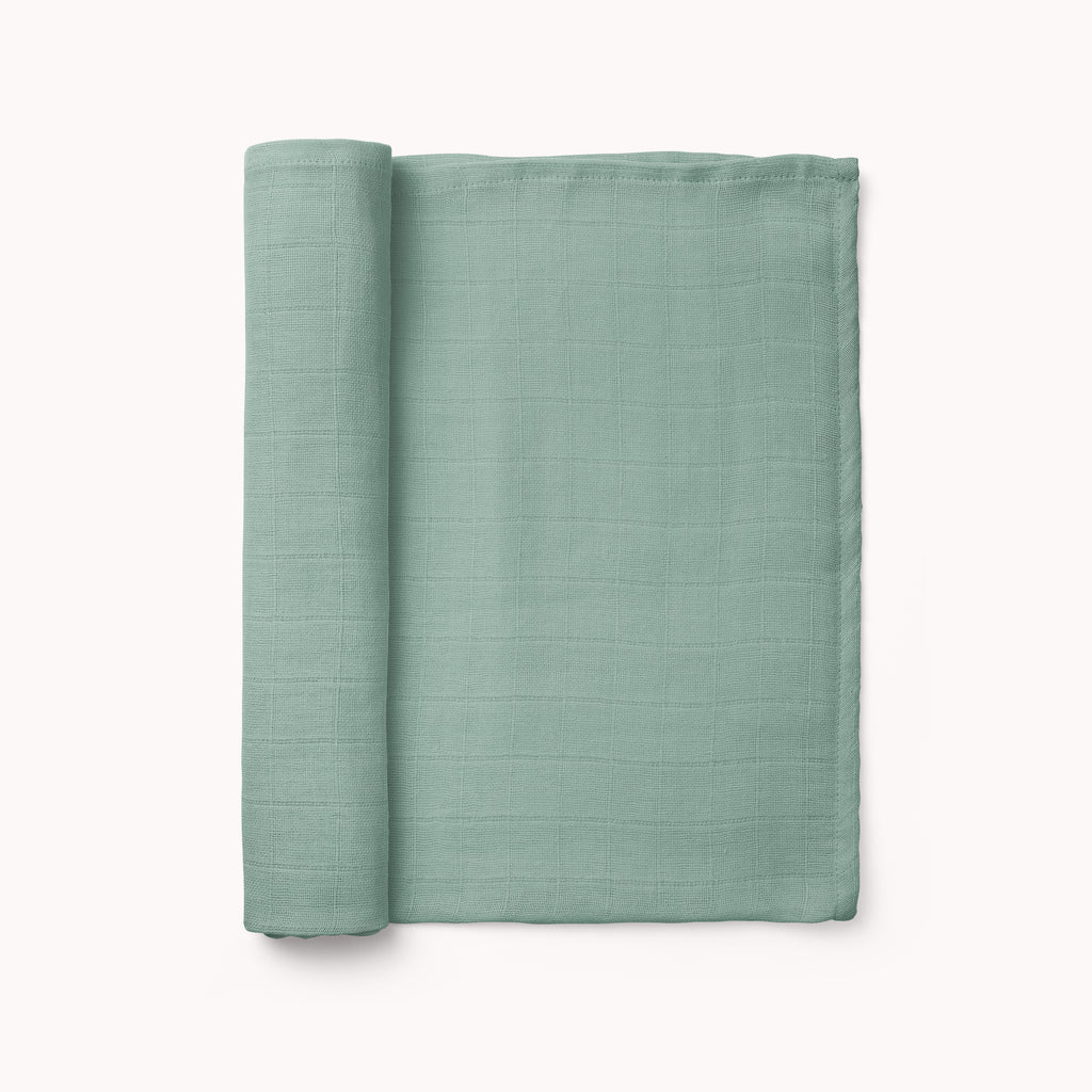Natruba Muslin Wash Cloth, 2-Pack Green