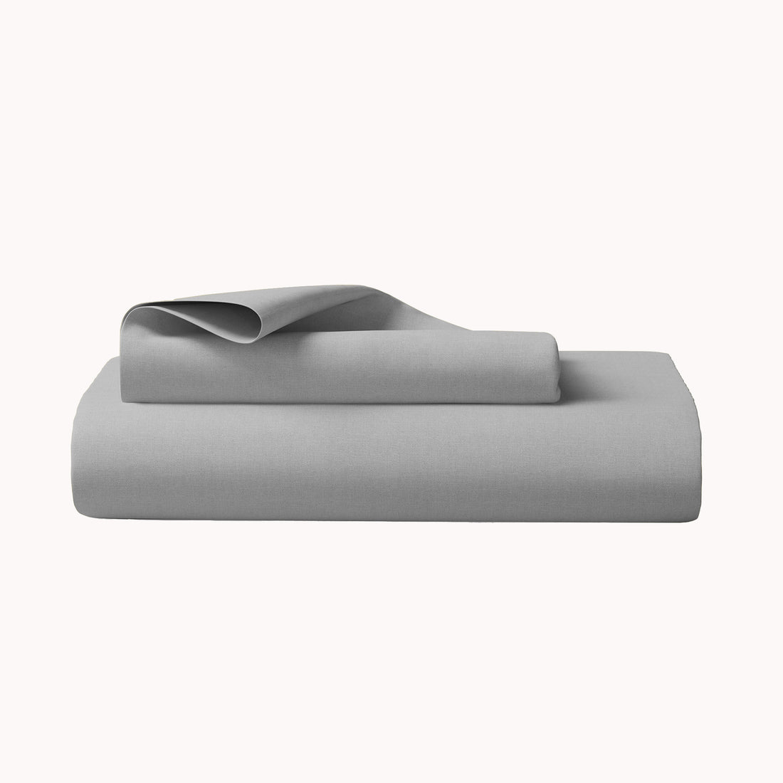 Organic Cotton Full Fitted Sheet Set - Gray - Natemia