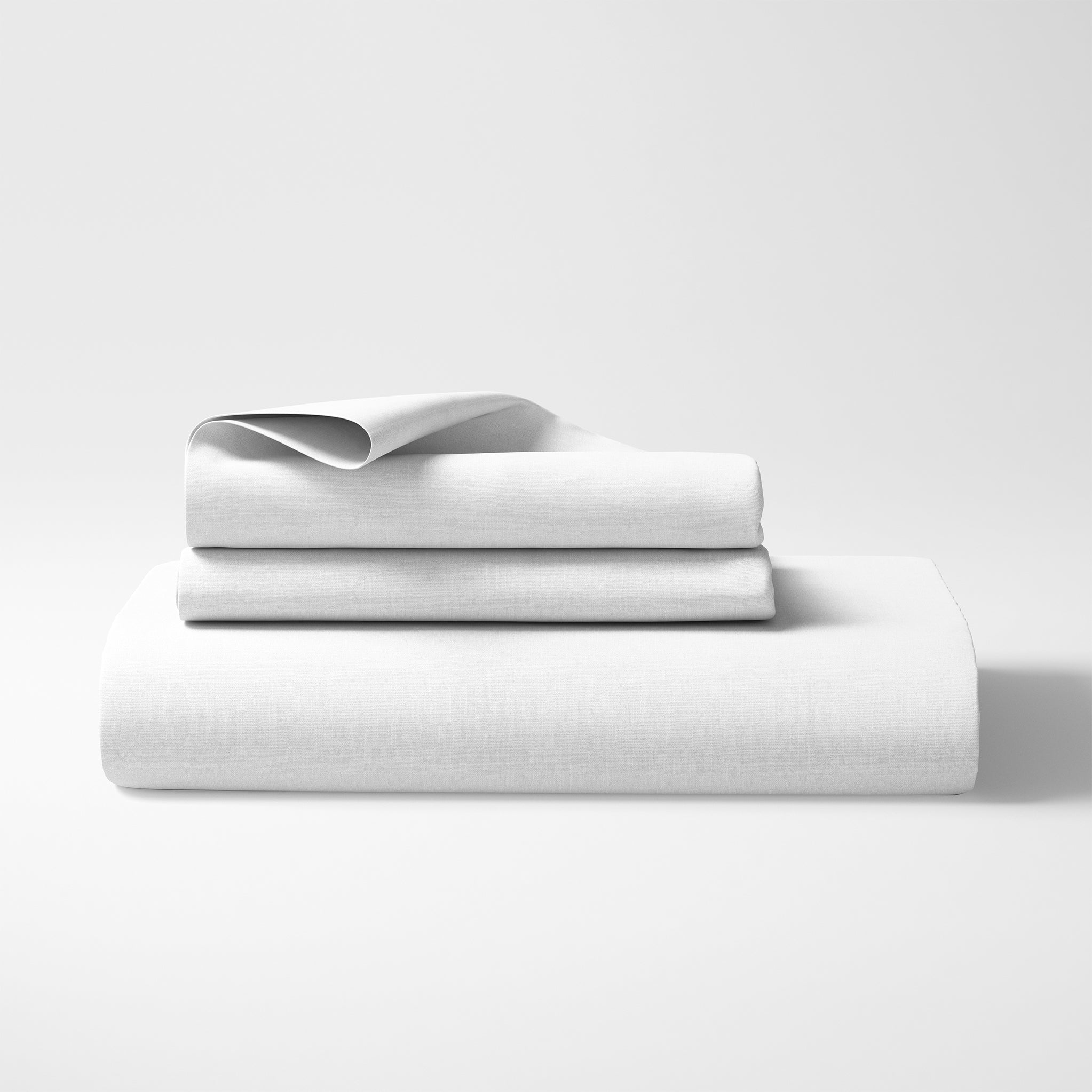 Organic Cotton Queen Fitted Sheet Set - White - Natemia