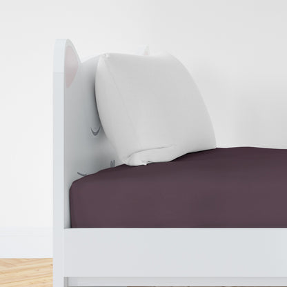 Organic Cotton Fitted Twin Sheet - Fig - Natemia