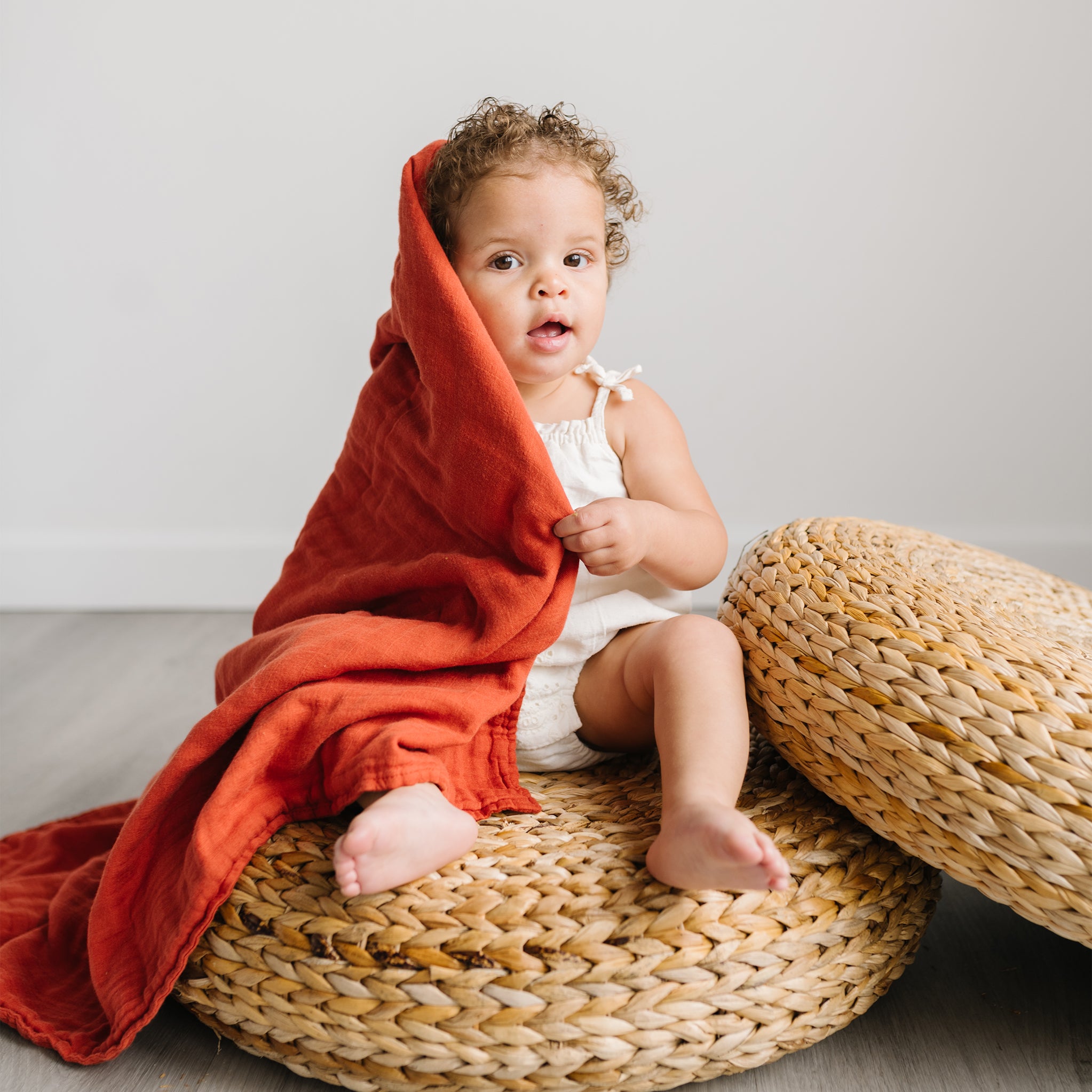 6 Layer Muslin Bamboo Baby Towel and Blanket - Natemia